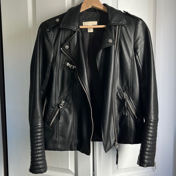 H&M Jackets & Blazers - H&M Faux Leather Jacket